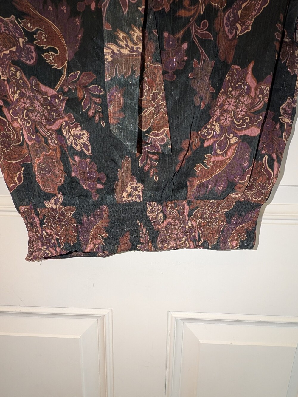 Lost + Wonder Jannette Flutter Sleeve Blouse - M - Picture 4 of 7